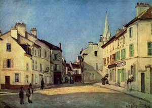 Piazza ad Argenteuil da Alfred Sisley
